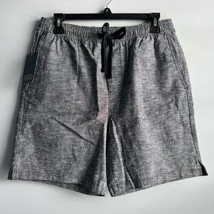Gap Men's Linen Shorts Navy Size Small